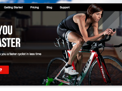 Website Feature Element bike feature hero slider ui web