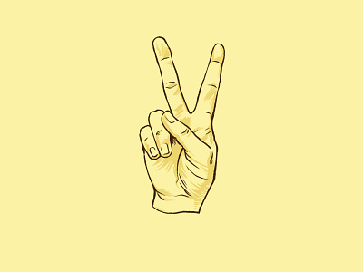 "Peace" anatomy branding clean digitalillustration graphicdesign hand illustration minimal procreate simple