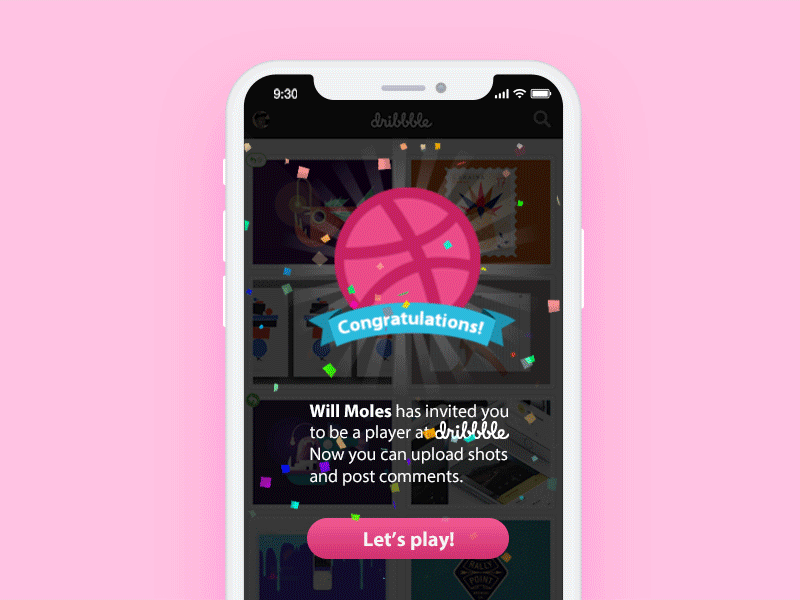 hello Dribbble! fisrt hello shot