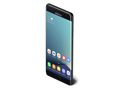 Samsung Galaxy Note 7 3d cgi cinema4d galaxy note7 render samsung smartphone vray