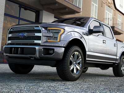 Ford F-150 3d car cgi cinema4d f 150 f150 ford render vray