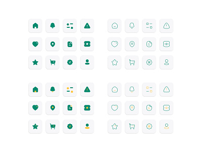 Icon Designs for Bookat Delivery App