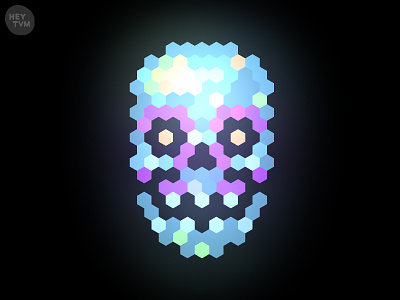 Hexels skull hexel heytvm illustration trevor van meter tvm