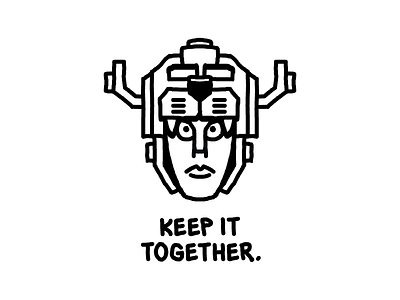 Keep It Together black and white heytvm illustration keep it together voltron