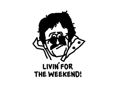 Heytvm Theweekend 800x600 black and white heytvm illustration weekend