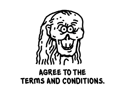 Terms and Conditions black and white conditions heytvm illustration terms