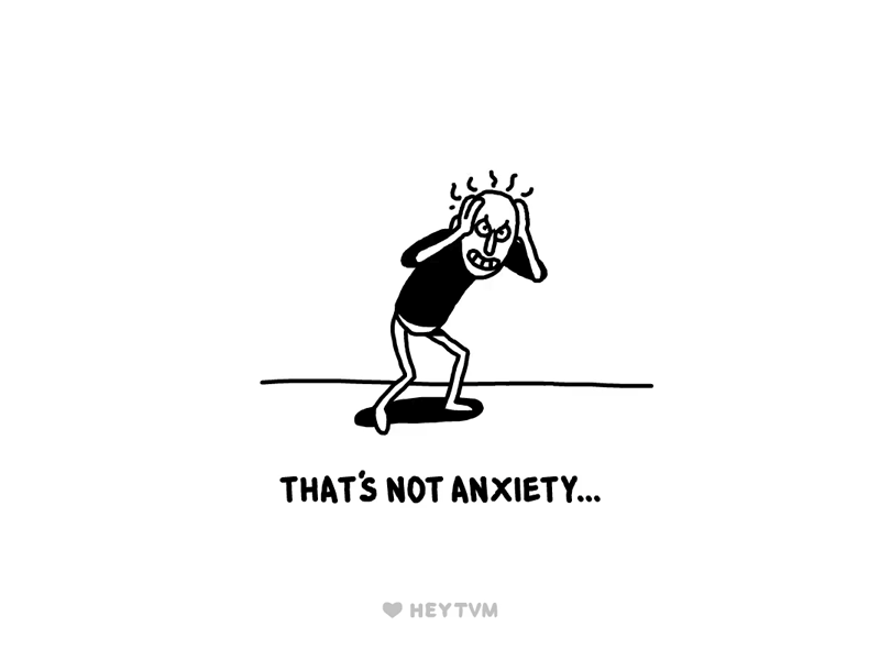 Your Intensity animation anxiety gif heytvm illustration intensity