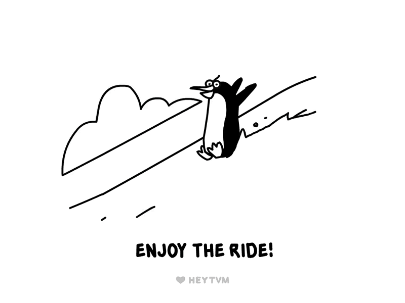 Enjoy the ride animation enjoy the climb enjoy the ride gif heytvm illustration