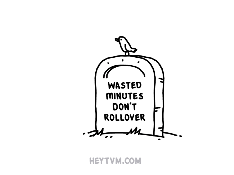 Rollover Minutes animation heytvm illustration positive vibes rollover minutes