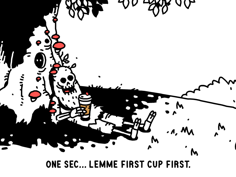 First Cup's First animation coffee gif heytvm illustration motion