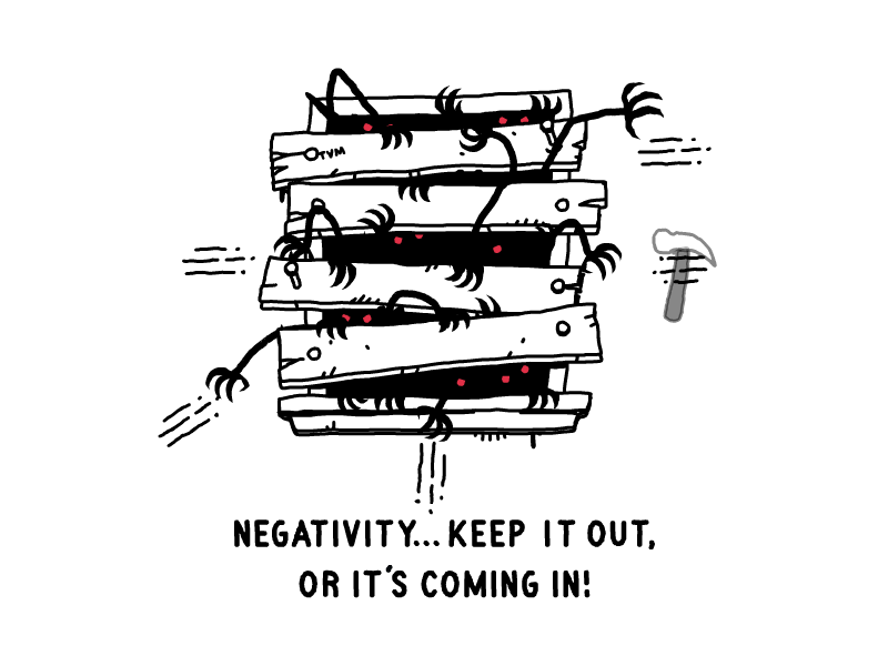 Negativity animation gif heytvm illustration motion negativity