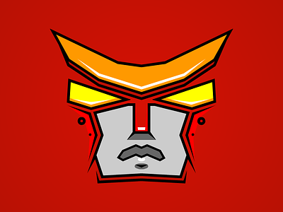 Red Robo Head