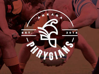 Phrygians logo design branding logo rugby