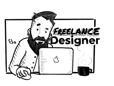 Freelance Designer designer digital illustration drawing freelance designer illustration personal project procreate