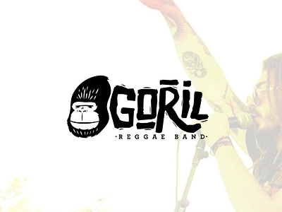 Goril Reggae Band digital illustration gorilla illustration gorilla logo logo design music reggae