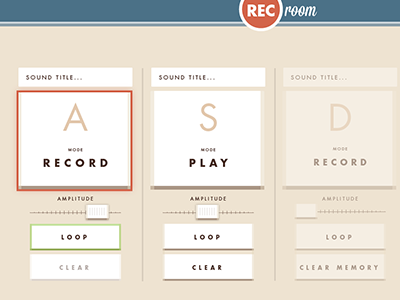 RECroom UI ui web webapp