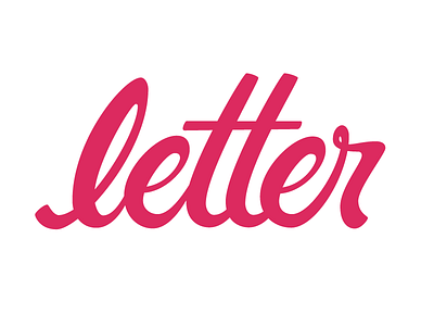 Letters lettering type