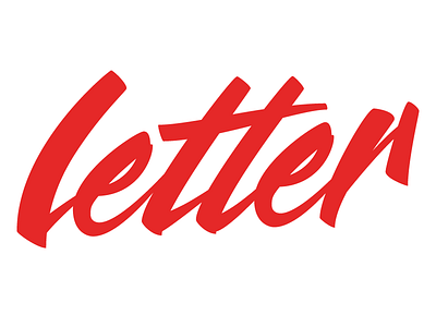 Letter lettering