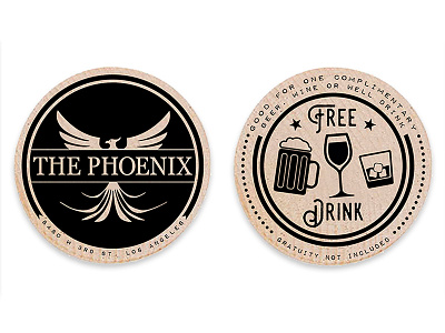 Wooden Drink Tokens coin design los angeles tokens wood wooden coin