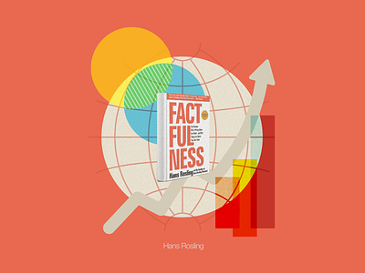 Factfulness - Blog post cover illustration blog book cover cover art hans rosling illustration statistics stats