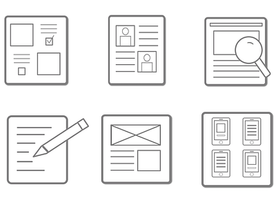 UX Research & Design Icons