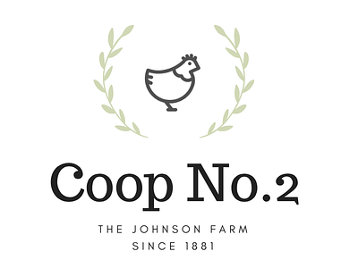 Chicken Coop Logo animal farm logo rustic