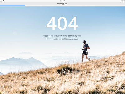 404 Error Page