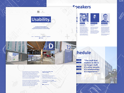 Usability. Conference code conference ui ux webdesign