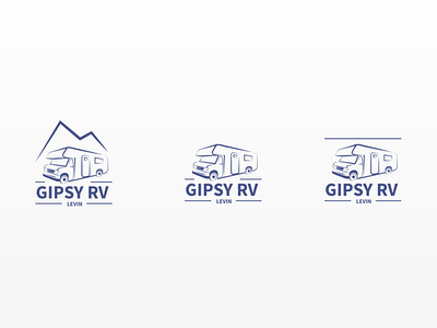 GIPSY RV Centre - Logo Iterations