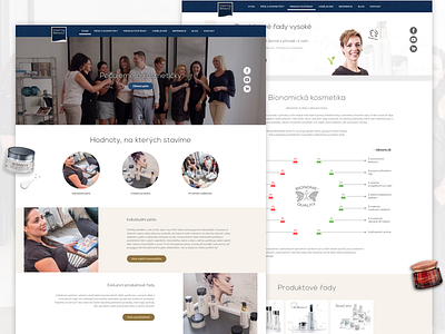 InspiringBeauty - care of beauticians beauty care cosmetic debut design education healthy luxury ui ux vegan website