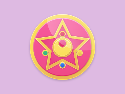 Crystal Star anime icons illustration pastel pink sailor moon