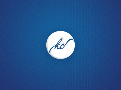 New logo blue design kc logo logo design