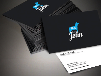 Hello Business Card design business cards card creative creative cards hello card personal card