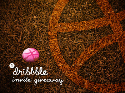 Dribbble Invite giveaway color creative dribbble dribbble invite give away grass green icon invite invite giveaway one portfolio