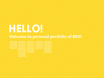 upcoming project banner design dribbble hello project slider upcoming web design website yellow