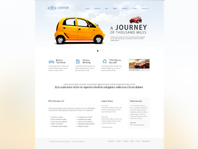 J industries automobile design dribbble industries journey minimal nano website