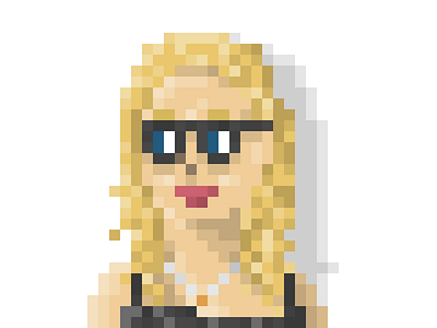 Pixelated my syster face girl manicule pixel pixel animation pixel art pixelart portrait portrait art portrait illustration sister woman