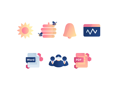 Icons set for infographic #15 colors flat design icons iconset illustration infographic