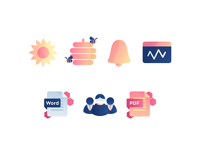 Icons set for infographic #15