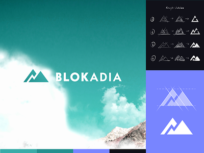 Blokadia Logo 2d branding colors graphic design icon icons logo typography ui ux vector web
