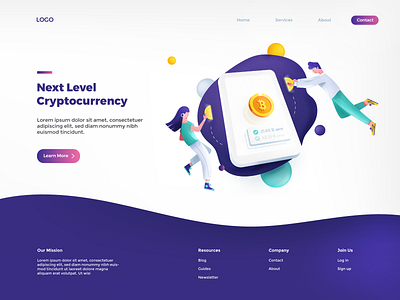 Cryptocurrency 2d bitcoin colors cryptocurrency flat design icons illustration logo ui ux vector web design website