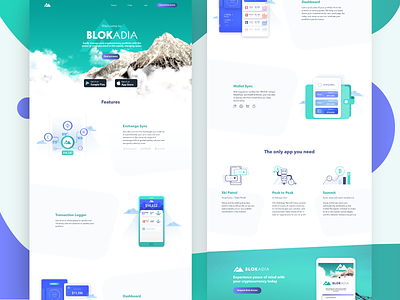 Blokadia Landing Page 2d animation branding colors crypto wallet cryptocurrency figma icons illustration landing page logo typography ui ux