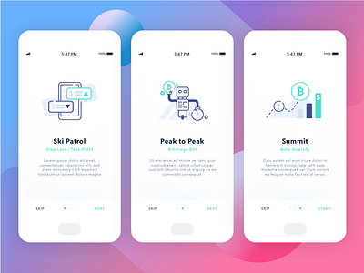 Onboarding 2d app app concept colors figma icons iconset onboarding onboarding ui ui ux