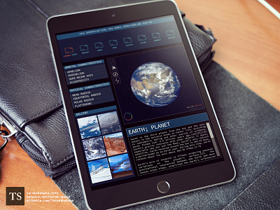 Astrology Encyclopedia | iPad app astrology earth encyclopedia ipad knowledge solar ui ux