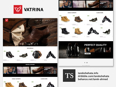 Vatrina | The Shoe Shop ecommerce online shoe shop uiux vatrina