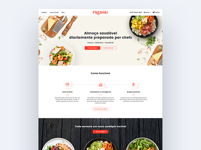 Food Website - Fresh&Co design desktop ecommerce food foodie shop ui ux web website