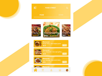 App Food app designer experience food graphic interface mobile mockup popular ui user ux