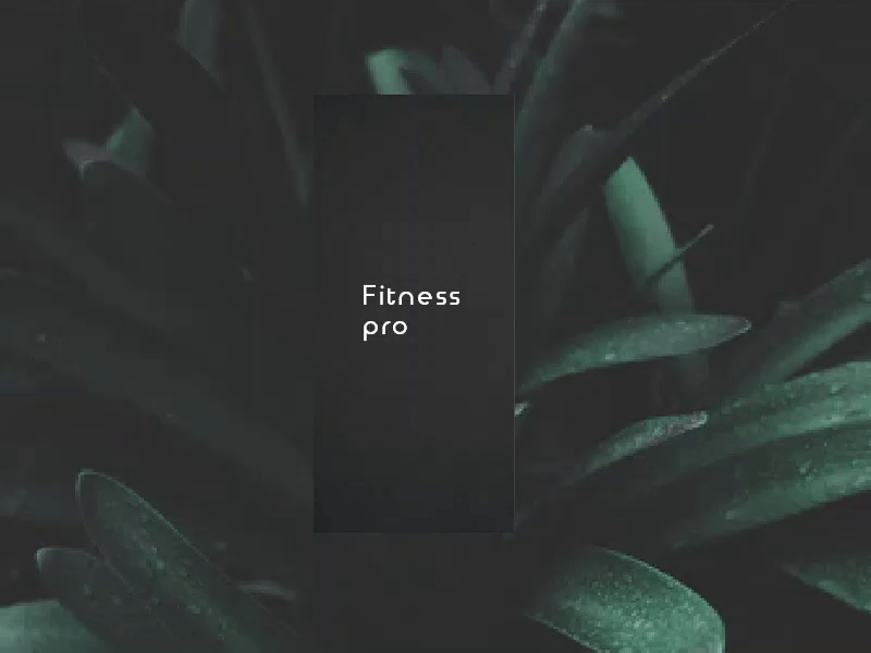 Fitness pro animation app branding concept design minimal splashscreen ui user interface design ux