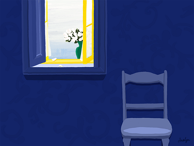 Illustration Series: Inside the Window illustration procreate