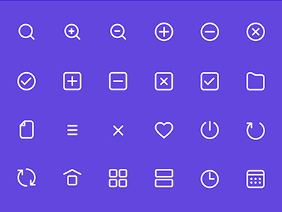 Freebie PSD: Icon Set with 60 Light & Dark Icons